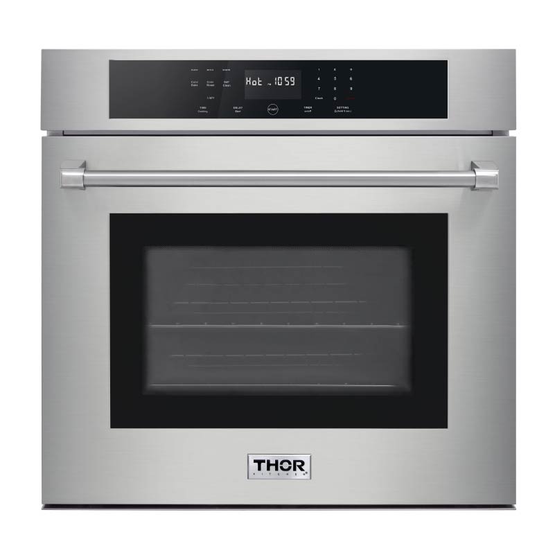 HORNO DE PARED ELÉCTRICO AUTOLIMPIANTE PROFESIONAL DE 30 PULGADAS - ACERO INOXIDABLE - 4.8 PIES CÚBICOS - THOR