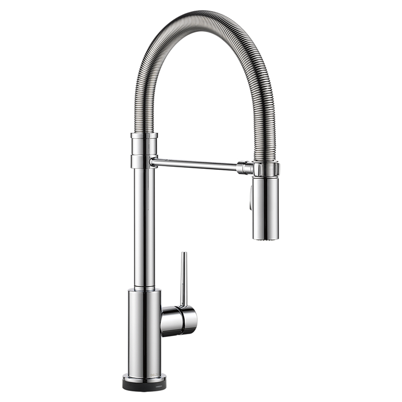MONOMANDO DE COCINA PULL-DOWN - TECNOLOGIA TOUCH2O® - ACABADO EN CROMO - TRINSIC - DELTA