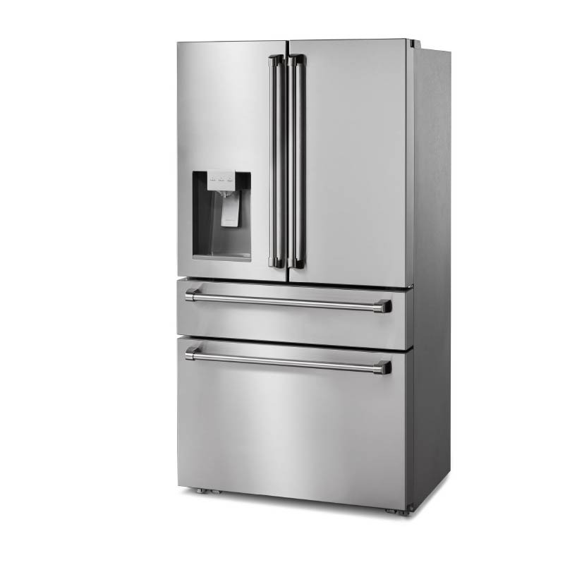 REFRIGERADOR PROFESIONAL DE PUERTAS FRANCESAS DE 36” PULGADAS – DISPENSADOR DE HIELO Y AGUA -  ACERO INOXIDABLE -  THOR