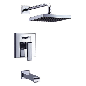 DELTA - IN-WALL TUB AND SHOWER WITH QUADRATE SHOWER HEAD CERAMIC VALVE SYSTEM