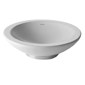 BAGNELLA WASH BOWL WHITOUT OVERFLOW WITHOUT TAP PLATAFORM CHROME RING
