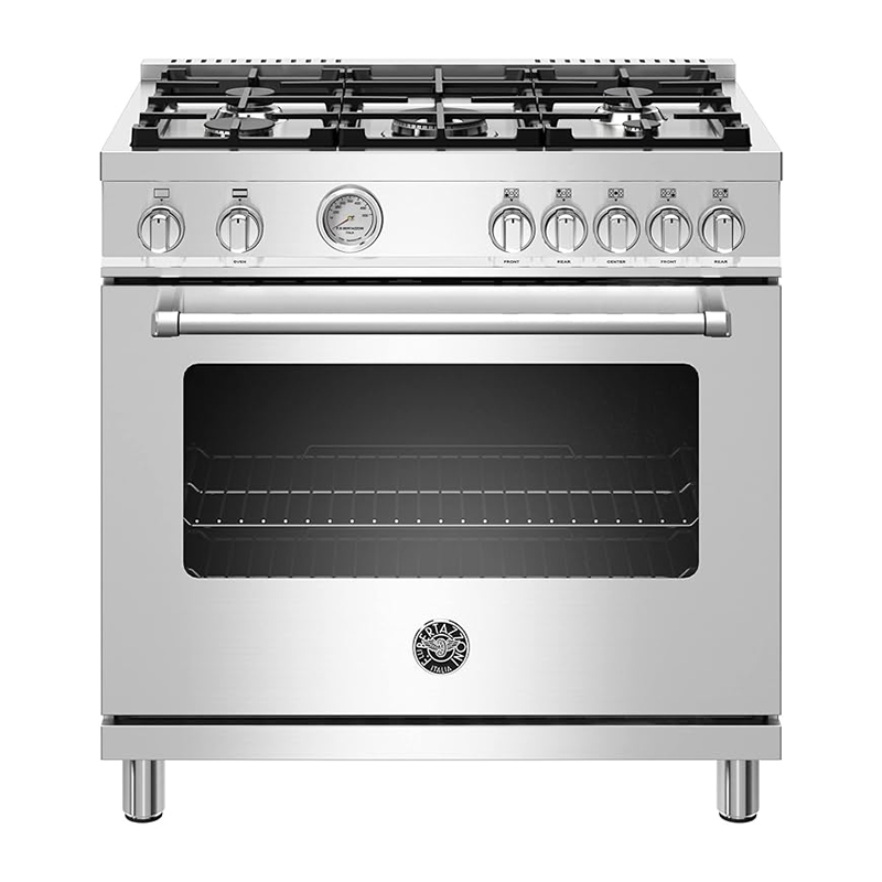 BERTAZZONI  ESTUFA DE GAS DE 36” MASTER SERIES